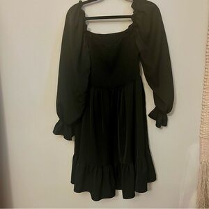 2 for 10$ Black Ruffled Women's Dress